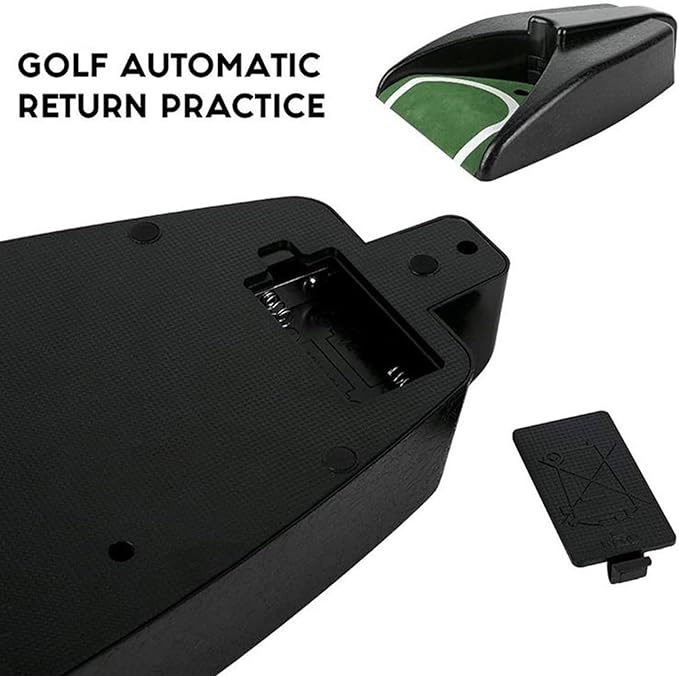 Golf Ball Returner | Foldable Quick Response Adjustable Angle Training Aid - Golf Ball Return Putting Unit | for Enthusiasts Beginners Lovers Men Women Players Indoor Outdoor Yard