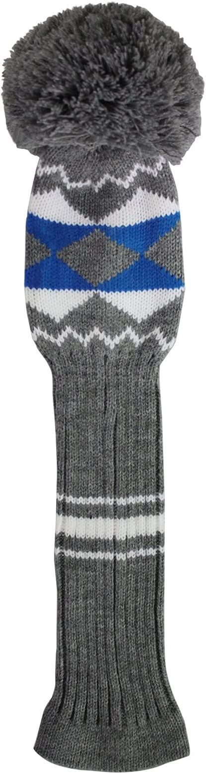 Scott Edward Knit Golf Head Covers for Woods Set of 3 Fits Well Driver(460cc) Fairway Wood and Hybrid(UT) The Perfect Change for Golf Bag
