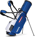 HELIX Retractable Golf Stand Bag with Wheels