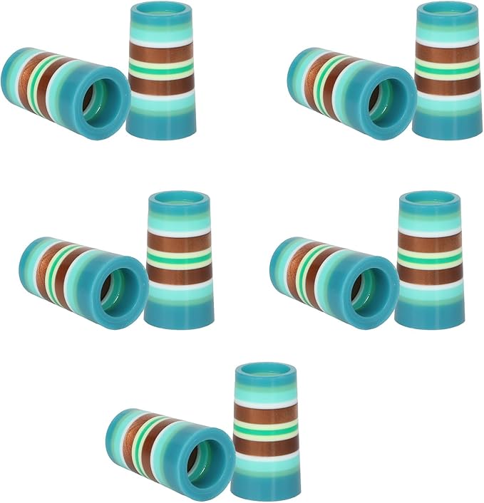 10 Pcs Golf Ferrules,Golfing Club Ferrules Colorful Golfing Iron Ferrules Fit 0.35Inch Tapered Steel Shafts