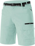 TACVASEN Men's Summer Outdoor Shorts Quick Dry Cargo Casual Work Hiking Shorts (NO Belt)