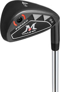MAZEL Men Golf Iron Set (9PCS) or 1,2,3,4,5,6,7,8,9,Pitching Wedge,Sand Wedge with Steel Shafts for Right Handed Golfers