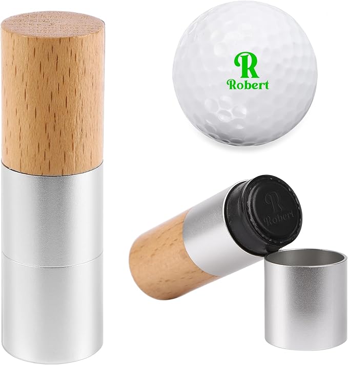 Personalized Name Golf Ball Stamper, Gifts for Men Dad Husband, Self-Inking Golf Ball Stamp Markers, Golfer Gift Golfing Accessories