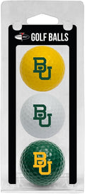 Team Golf NCAA Regulation Size Golf Balls, 3 Pack, Full Color Durable Team Imprint