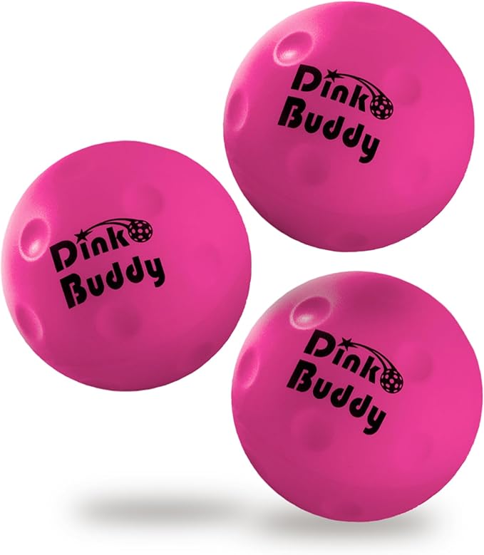 Kelso Pickleball, PU Foam Pickleball Balls for Reduced Noise, Enhances Hand-Eye Coordination, Indoor & Outdoor Use, Standard or Small Trainer-Sized Balls
