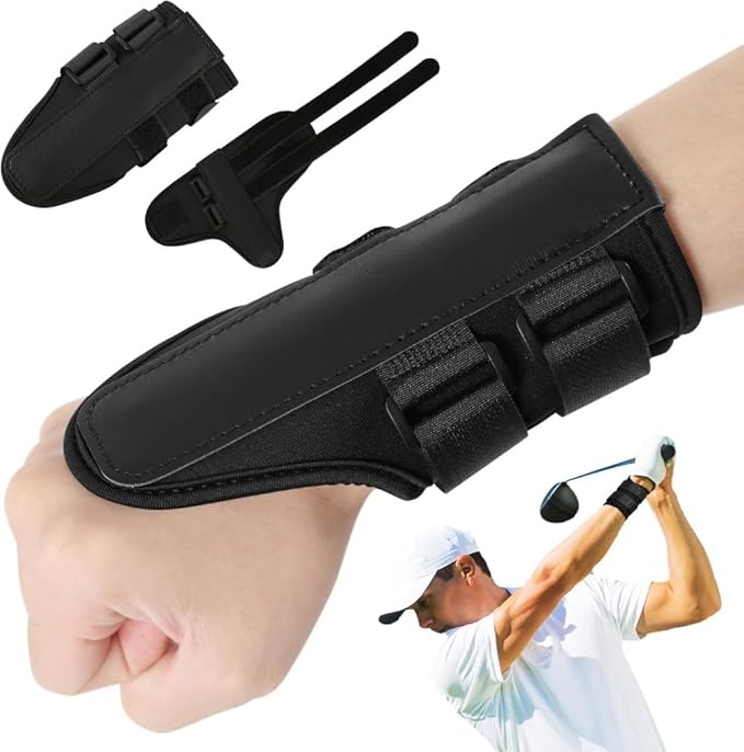 Golf Beginner Four-Piece Set, Prevent Wrist Flip Posture Correction Belt, Swing Action Leg Corrector