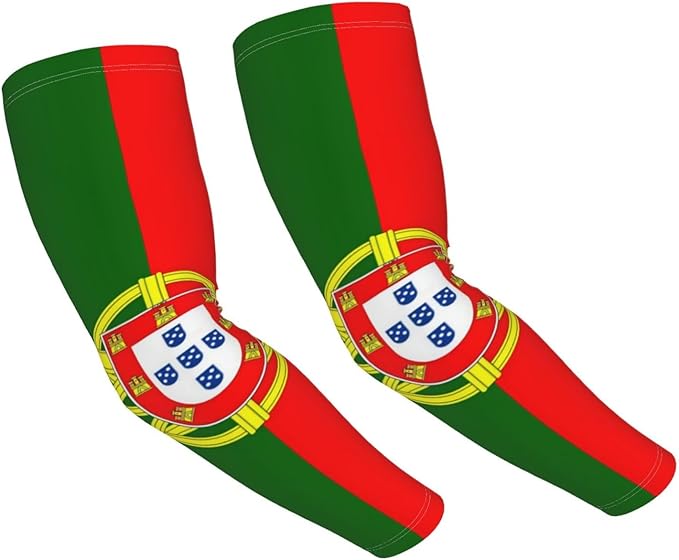 Cute Flag Arm Sleeves Cooling Sun Protection Sports Flag Sleeves for Men Women