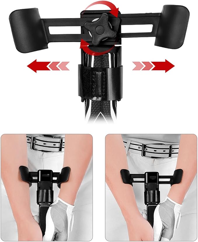 Golf Training Aid, Adjustable Portable Swing Putting Aid Trainer Posture Correction for Beginners