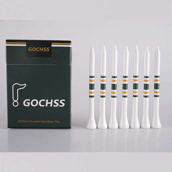 Premium Bamboo Golf Tees (83mm)