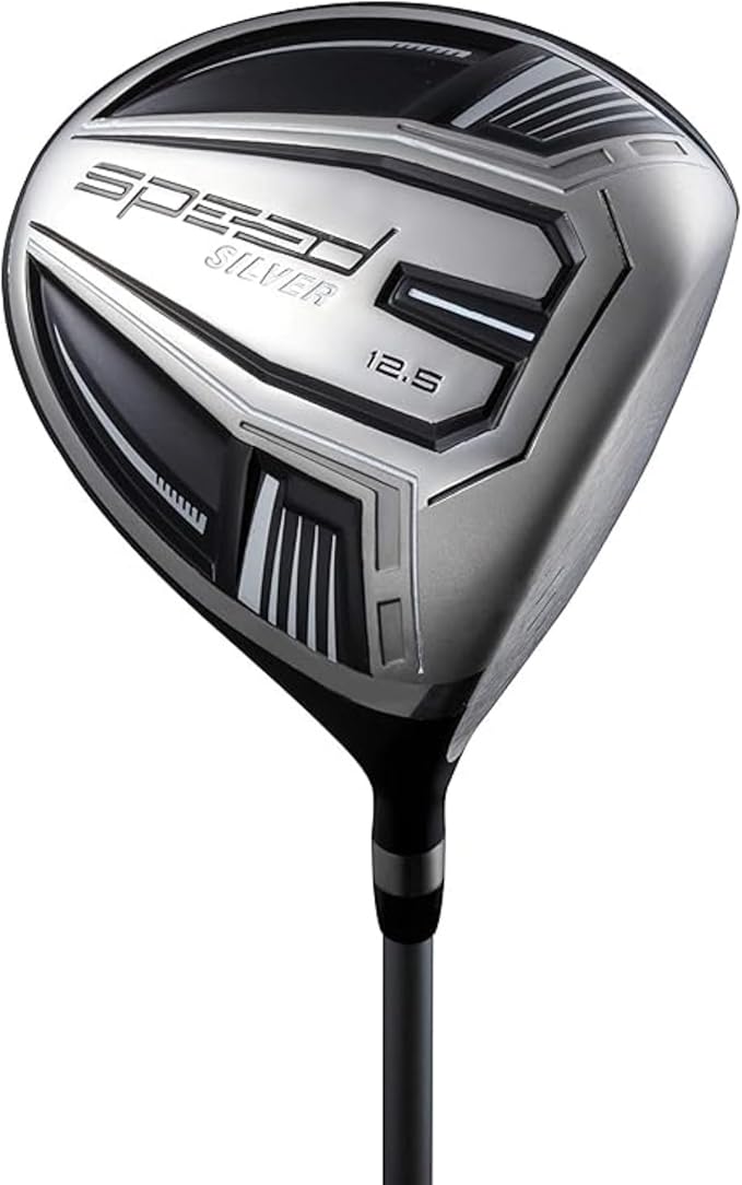Titanium Driver Golf Club, Loft Lightweight Graphite Shaft, Oversized Sweet Spot, Aerodynamic, USGA Conforming Mens Driver + Deluxe Headcover