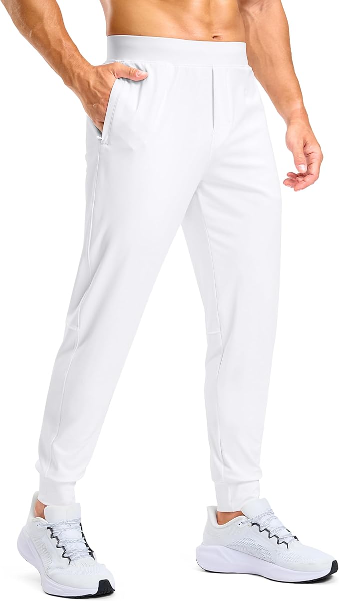 G Gradual Men's Golf Joggers Pants with Zipper Pockets Stretch Sweatpants Slim Fit Track Pants Joggers for Men Work Running
