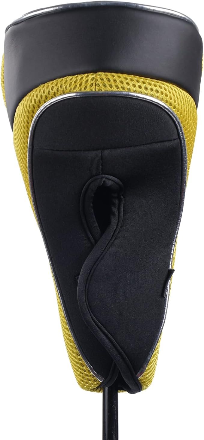 Andux Golf Club Driver Wood Head Covers with Hook & Loop Set of 3
