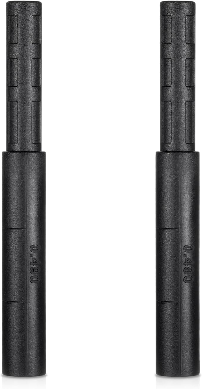 2PCS Graphite Golf Club Extension, Carbon Fiber Golf Shaft Extender, 5in Length, 0.6in Diameter, Black