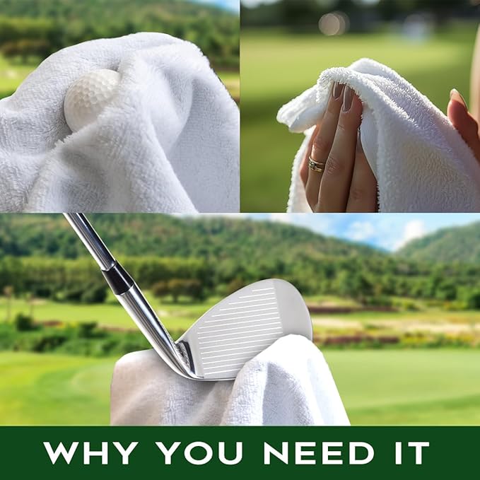 Not All Who Wander are Lost Polyester and Cotton Printed Golf Towel, Funny Golf Accessories for Men Women, Golf-Gifts for GolfFan Dad Grandpa, Golfs Lover Retirement Birthday Gifts