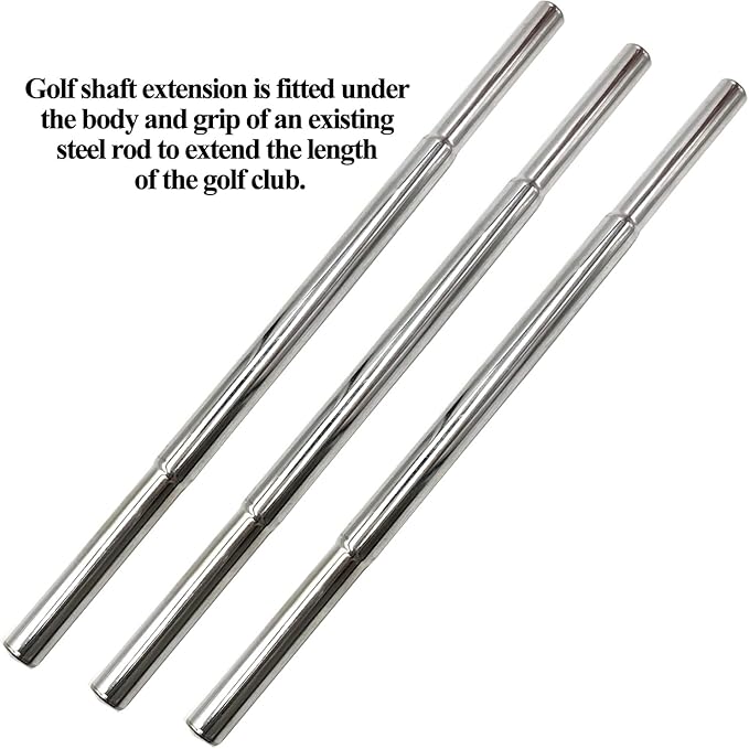 0.580" 0.600" Putter Golf Shaft Extension for Iron/Wooden Golf Club Repair and Replacement of Equipment Accessories 1PCS 2PCS 3PCS Silver