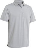 Golf Shirts for Men Dry Fit Short Sleeve Print Performance Moisture Wicking Polo Shirt