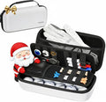 YOREPEK Golf Glove Holder with Removable Glove Shaper, Protective Hard Shell Golf Accessories Case Bag with 2 Dividers Fits Balls, Tees, Markers, Cool Gifts for Golfers