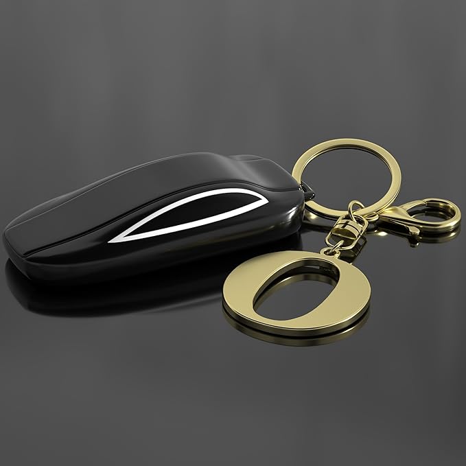 Stainless Steel Gold Letter A-Z Keychain for Women Men, Initial Letter Pendant with Key Ring, Charms for Key Backpack Bag