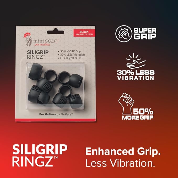 Golf Grip Bands Non-Slip Vibration Dampening Overgrip for Golf Clubs, Fits All Golf Clubs, Increase Grip & Reduce Vibration – Premium Golf Club Grips for Men & Women