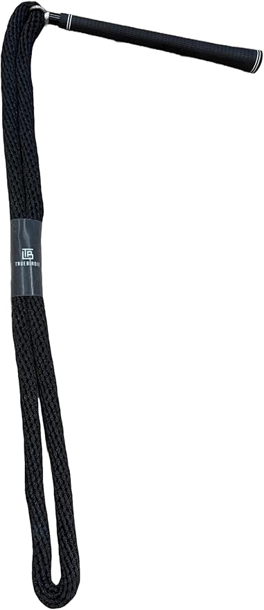 TrueBirdie Golf Swing Tempo Trainer with Real Golf Club Grip - Weighted Rope Swing Training Aid, Warm Up, Practice, Grip Trainer