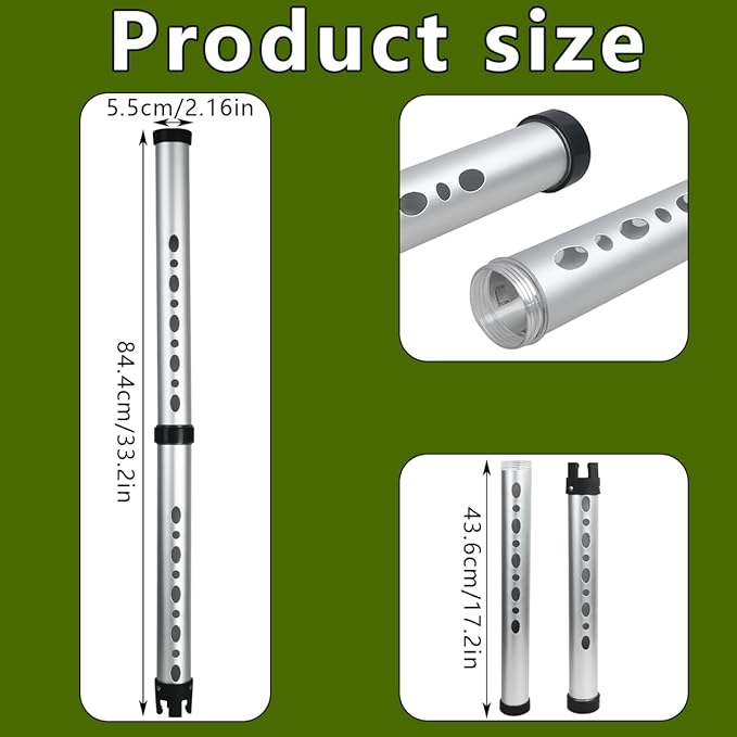 Golf Ball Retriever, Aluminum Golf Ball Picker Upper Tube