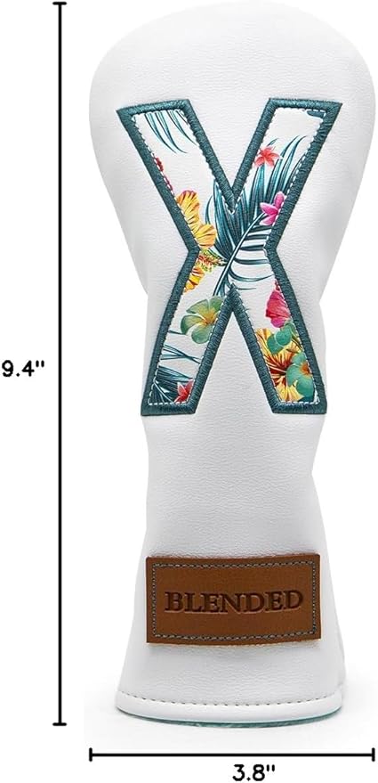 Golf Club Covers Driver Covers Fairway Wood Headcover Hybrid Cover Leather Mallet Putter Covers Blade Headcovers Golf Head Covers for Most Brand
