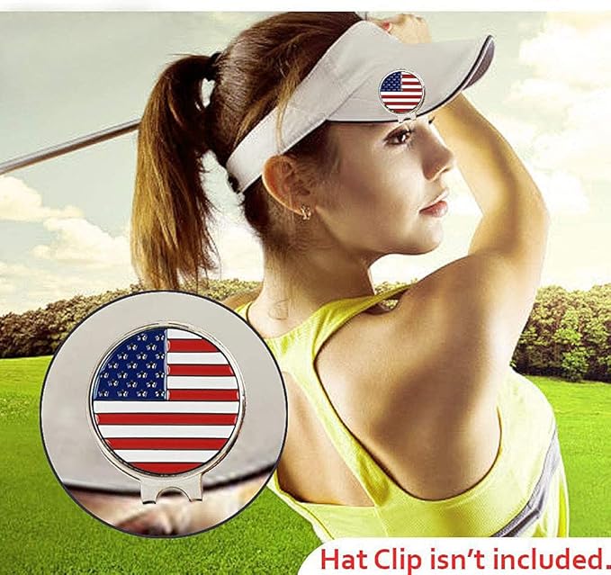 Amy Sport Golf Ball Markers Assorted Patterns Fits All Magnetic Golf Tools Value Set, Alloy Soft Enamel Technique Marker for Hat Clips Gloves Golf Divot Tools Marks