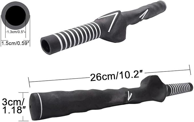 2Pcs Right-Hand Golf Training Grip Golf Club Grip RH Practice Aid Golf Swing Trainer Accessories