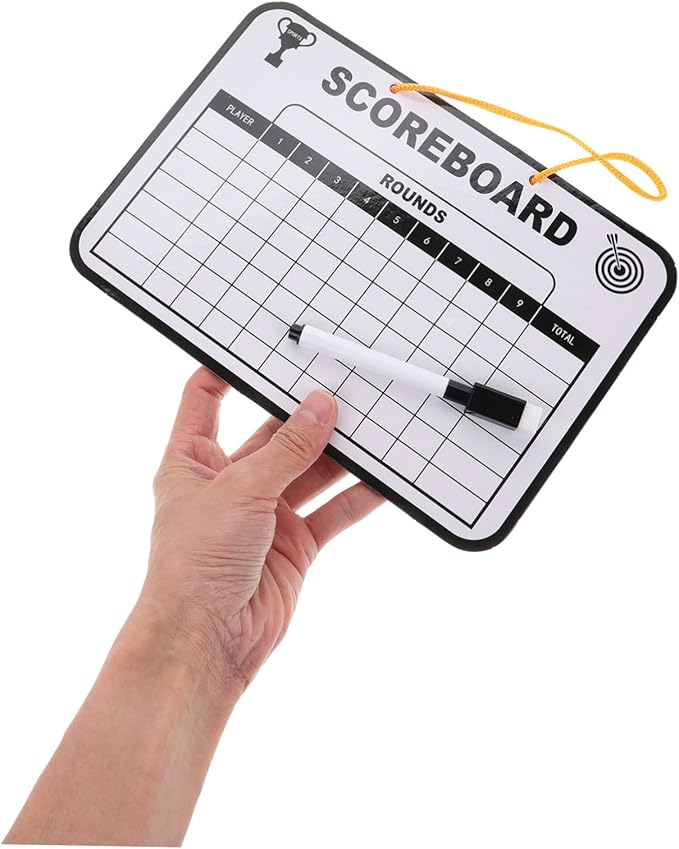 Dry Erase Golf Scoreboard Double-Sided Competition Score Board for Boy Girl Tracking for Golf Training User-Friendly Design for All Ages
