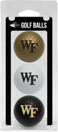 Team Golf NCAA Regulation Size Golf Balls, 3 Pack, Full Color Durable Team Imprint