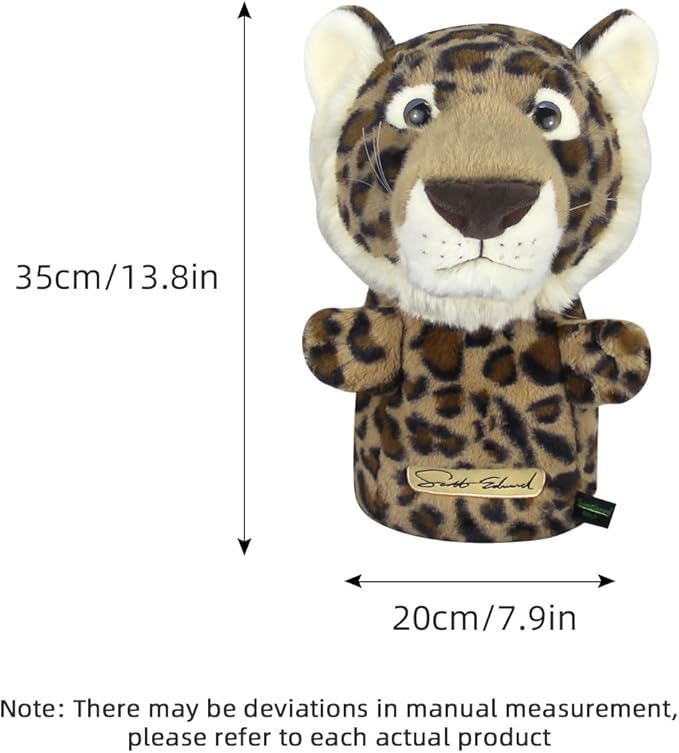 Scott Edward Golf Club Cover Fit Well for Driver or Fairway Wood Golf Club, Funny Cute Animal Design Soft Functional Golf Headcover Stylish Protection for Your Clubs for Men and Women