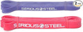 Serious Steel 41" Assisted Pull-up Band, Heavy Duty Resistance Band Sets, Stretching, Powerlifting, Resistance Training and Pull Up Assistance Bands