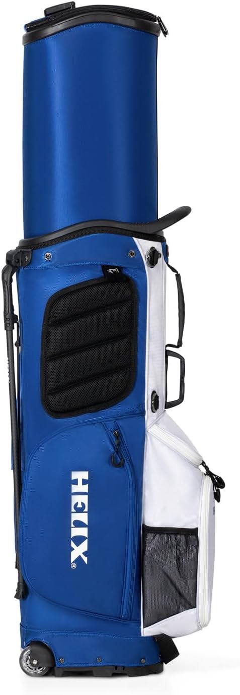 HELIX Retractable Golf Stand Bag with Wheels