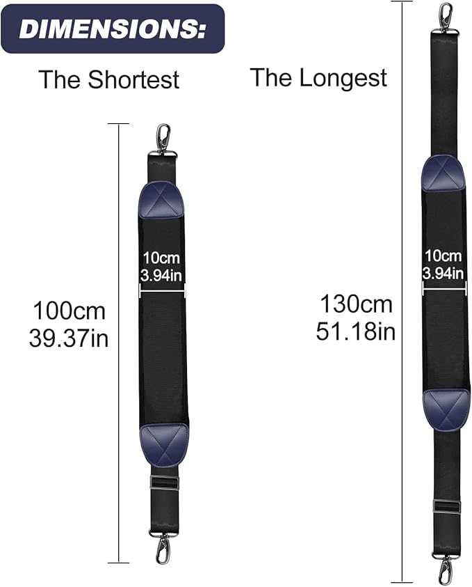 Barudan Golf Bag Strap Replacement Universal Single Shoulder Strap fits for All Brand Golf Bags