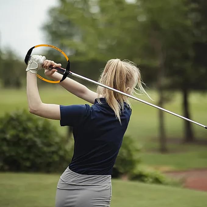 Golf Swing Trainer,Warm Up Tool,Golf Chipping Training Aid | for Indoor Outdoor Home Backyard Garage Driving Range Putting Green Course
