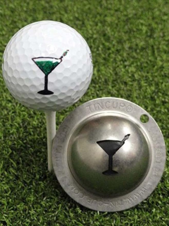 Tin Cup Golf Ball Marker Stencil - Premium Personalization Tool for Golfers - Custom Design Ball Marker - Golf Accessories Gift for Men and Women- Made in The USA