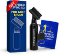 Inspired Living Co. Golf Club Cleaner Kit – Premium Golf Club Brush with Groove Cleaner & Microfiber Golf Towel – Golf Club Cleaning Kit for Men – Essential Golf Brush Tool & Golf Gift for Golfers