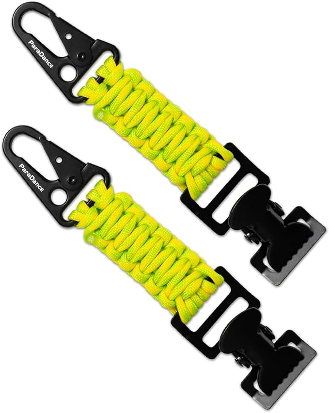 Tactical Glove Clips Work Glove Holders Strap w/Metal Alligator for Duty Belt Backpack Camping Hiking Construction