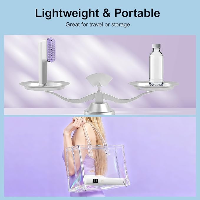 Steamer for Clothes, Handheld and Portable with 15-Second Heat-Up, 2-in-1 Steamer & Iron with Smart Touch Operation and 4 Modes, Suitable for All Fabrics, Ideal for Home & Travel