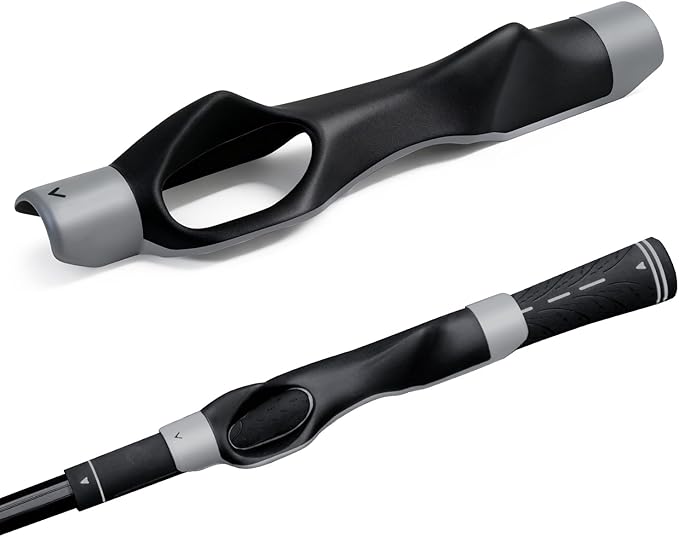 Golf Grip Trainer, Grip Trainer Golf for Boosting Grip Strength, Precision & Swing, Training Aid to Train Correct Hand Position & Achieve Outstanding Performance