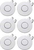 GreenHaven Golf Hat Clips Magnetic Golf Ball Marker Holders for Golf Hats Caps Pants Gloves Bags Visors Belts Nickel-Plated Alloy Clips for Metal Golf Ball Markers (Ball Marker Not Included)