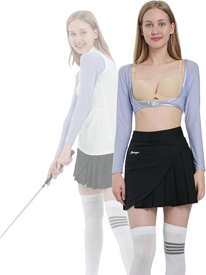 Women's Golf Sleeves Cooling Shawl for Riding,Golfing,Driving Outdoor Sports Arm Sleeves