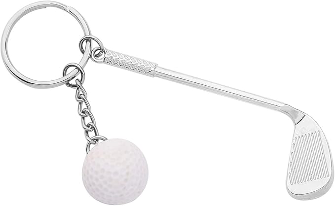 CHOORO Golfer Gift Golf Keychain Golf Ball Jewelry Golf Lovers Gift Golf Team Gift Golf Coach Players Gift