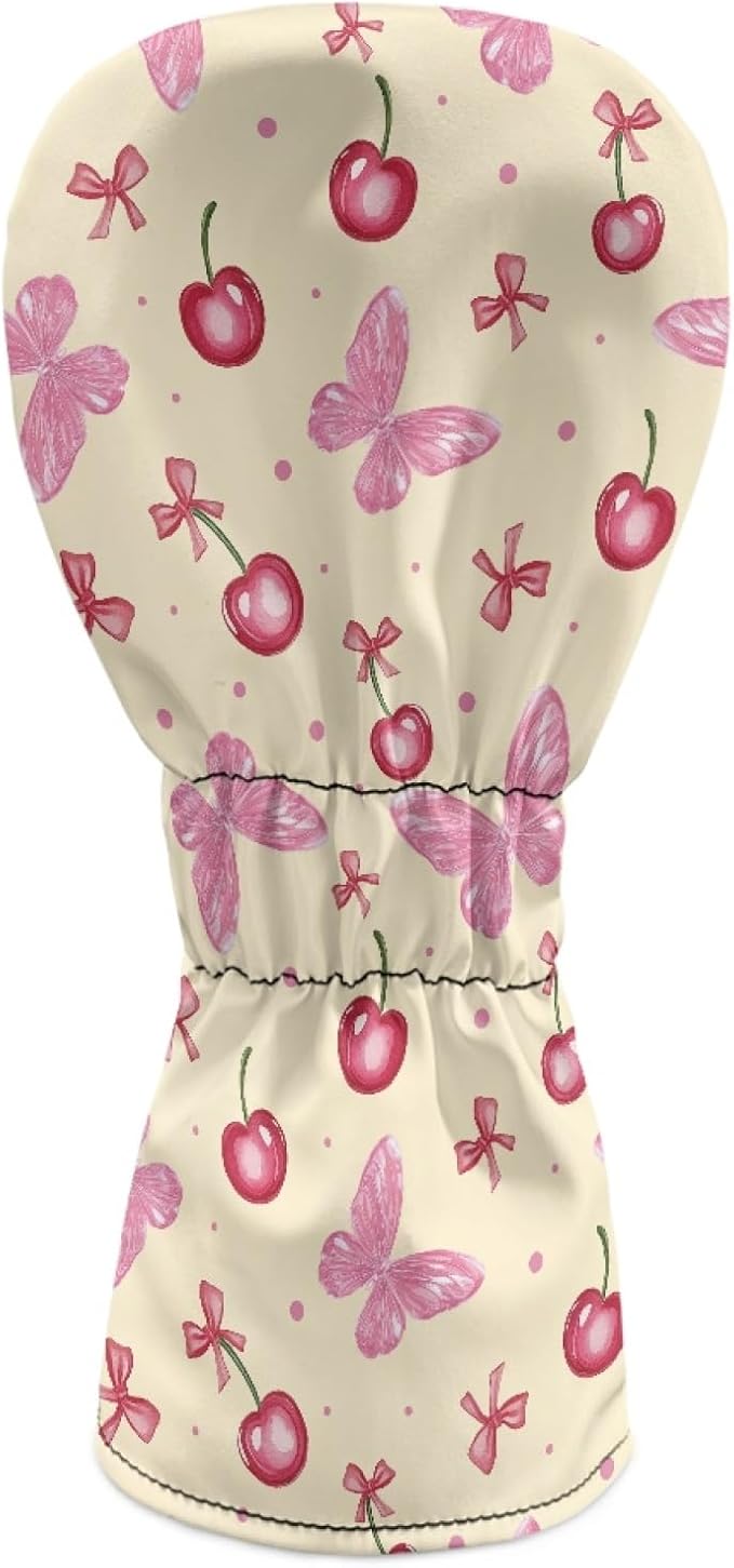 Golf Club Head Covers for Club Protective, Waterproof PU Leather Driver Fairway Wood Hybrid Head Cover