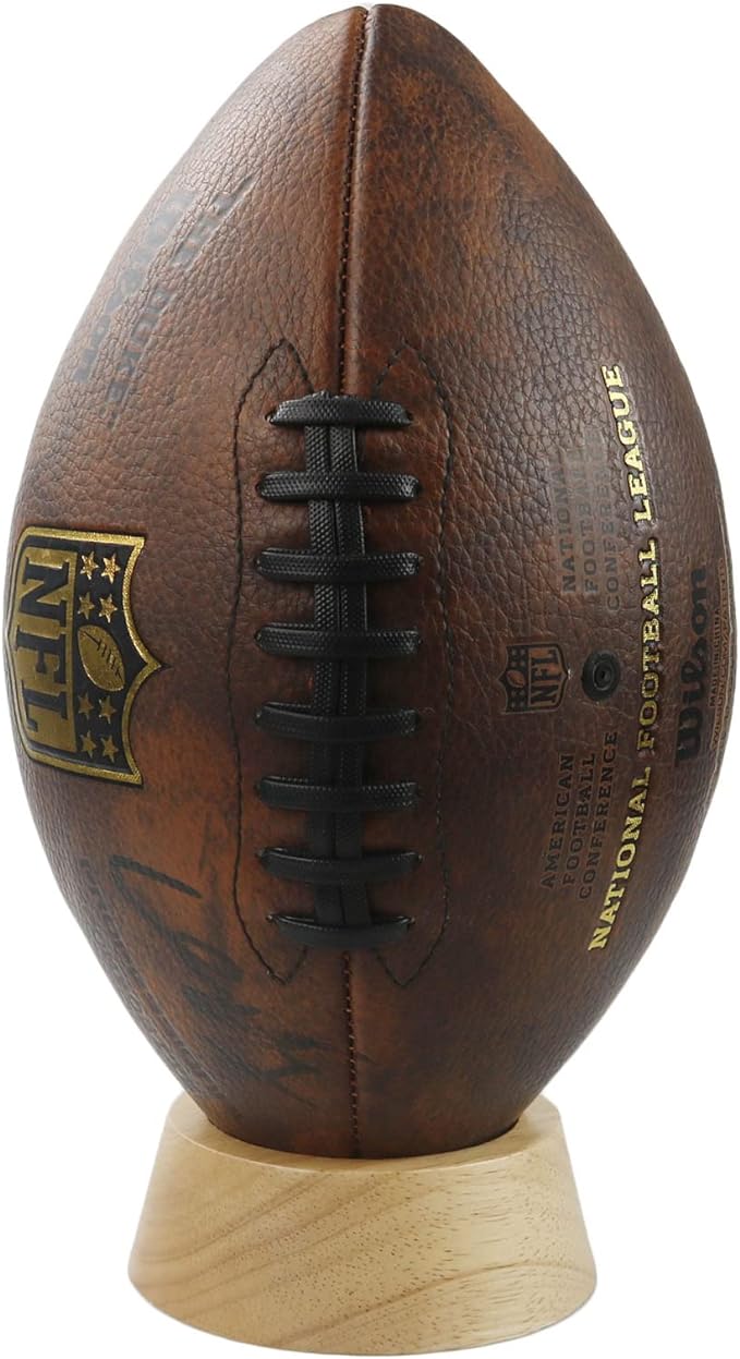 HillSpring Wood Display Stand for Basketball Football Volleyball Soccer Ball , Crystal Ball Stand Holder