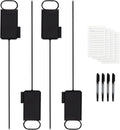 4 Pcs Closest to The Pin Marker - Golf Metal Proximity Marker with 50 Sheets Cards and 4 Pens, Stainless Steel Golf Marker Golf Signs for Long Drive Putting Competition Size S