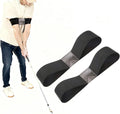 2PCS Golf Swing Trainer Aid - Swing Correction Arm Band for Muscle Memory, Sync Arms & Fix Chicken Wing, Portable Golf Training Aid for Right or Left-Handed Players, All Skill Levels