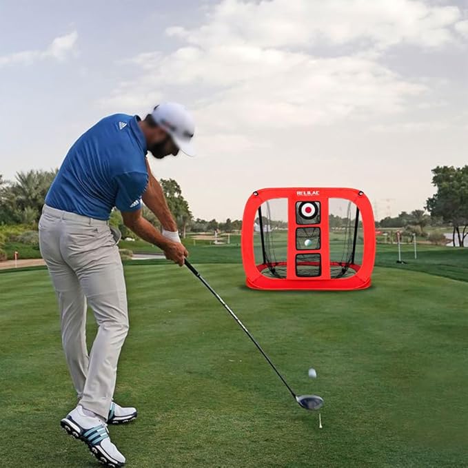 Pop Up Golf Chipping Net - Indoor/Outdoor Golfing Target Accessories for Backyard Accuracy and Swing Practice - Gifts for Men, Dad, Husband, Women, Kid, Golfers