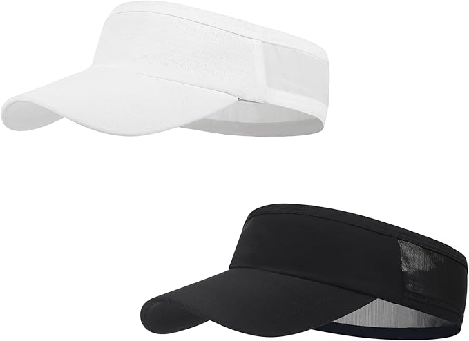 HH HOFNEN Sports Sun Visor Cooling Lightweight Stretchy Packable Running Golf Visor Hat for Men Women