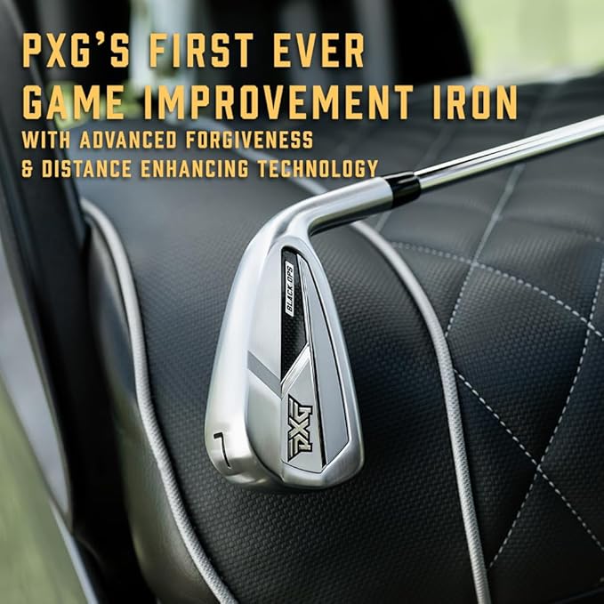 PXG Black Ops Chrome Iron Set - RH - Steel R Flex - 5-PW